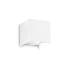 IDEAL LUX Επιτοίχιο Φωτιστικό Βεράντας ATOM LED 12W 3000K IP54 Λευκού Χρώματος – 313436