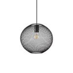 IDEAL LUX Κρεμαστό Φωτιστικό NET 1xE27 Μαύρου Χρώματος – 313788