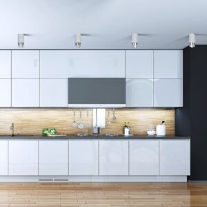 Επιφανειακό φωτιστικό Spot GU10 Τσιμέντο/Γύψινο Στρογγυλό με γκρι & χρώμιο σώμα V-TAC – 3138