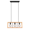 Κρεμαστό Φωτιστικό Trio Lighting 3χE27   Μαύρο Ματ Μεταλλικό    – 313800332