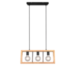 Κρεμαστό Φωτιστικό Trio Lighting 3χE27   Μαύρο Ματ Μεταλλικό    – 313800332