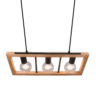 Κρεμαστό Φωτιστικό Trio Lighting 3χE27   Μαύρο Ματ Μεταλλικό    – 313800332