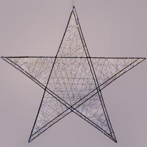 ΑΣΤΕΡΙ ΦΩΤΙΖΟΜΕΝΟ 78cm, 240 LED, 4,5V ΜΕΤΑΣΧΗΜΑΤΙΣΤΗ, TIMER, ΜΑΥΡΟΣ ΜΕΤΑΛΛΙΚΟΣ ΣΚΕΛΕΤΟΣ, ΜΑΥΡΟ ΧΑΛΚΙΝΟ ΚΑΛΩΔΙΟ, ΟΠΑΛ(ΚΙΤΡΙΝΟ/ΜΠΛΕ/ΠΡΑΣΙΝΟ/ΜΩΒ) LED, ΠΡΟΕΚΤΑΣΗ ΠΑΡΟΧΗΣ 5m, IP44 EUROLAMP – 600-22523