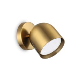 IDEAL LUX Επιτοίχιο Φωτιστικό DODO 1xGX53 Χρυσού Χρώματος – 314129