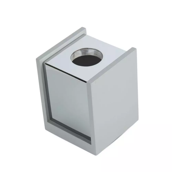 Επιφανειακό φωτιστικό Spot GU10 Γύψινο Τετράγωνο με γκρι & χρώμιο σώμα V-TAC – 3142