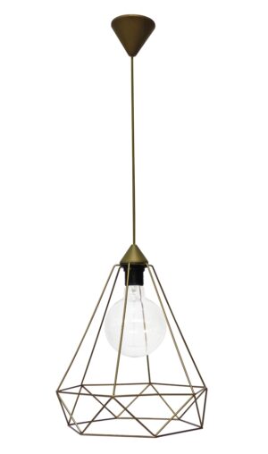 Φωτιστικό μονόφωτο μεταλλικό Χρυσό DM-01 NEW Heronia – 34-0348