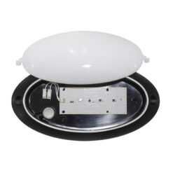 D-212 BLACK ΕΝΣΩΜΑΤΩΜΕΝΟ LED 12W ΟΒΑΛ Heronia – 32-0204