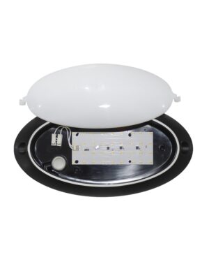 D-212 BLACK ΕΝΣΩΜΑΤΩΜΕΝΟ LED 12W ΟΒΑΛ Heronia – 32-0204