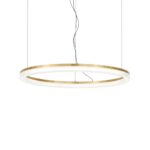 IDEAL LUX Κρεμαστό Φωτιστικό CROWN LED 42W 3000K Χρυσού Χρώματος – 314921
