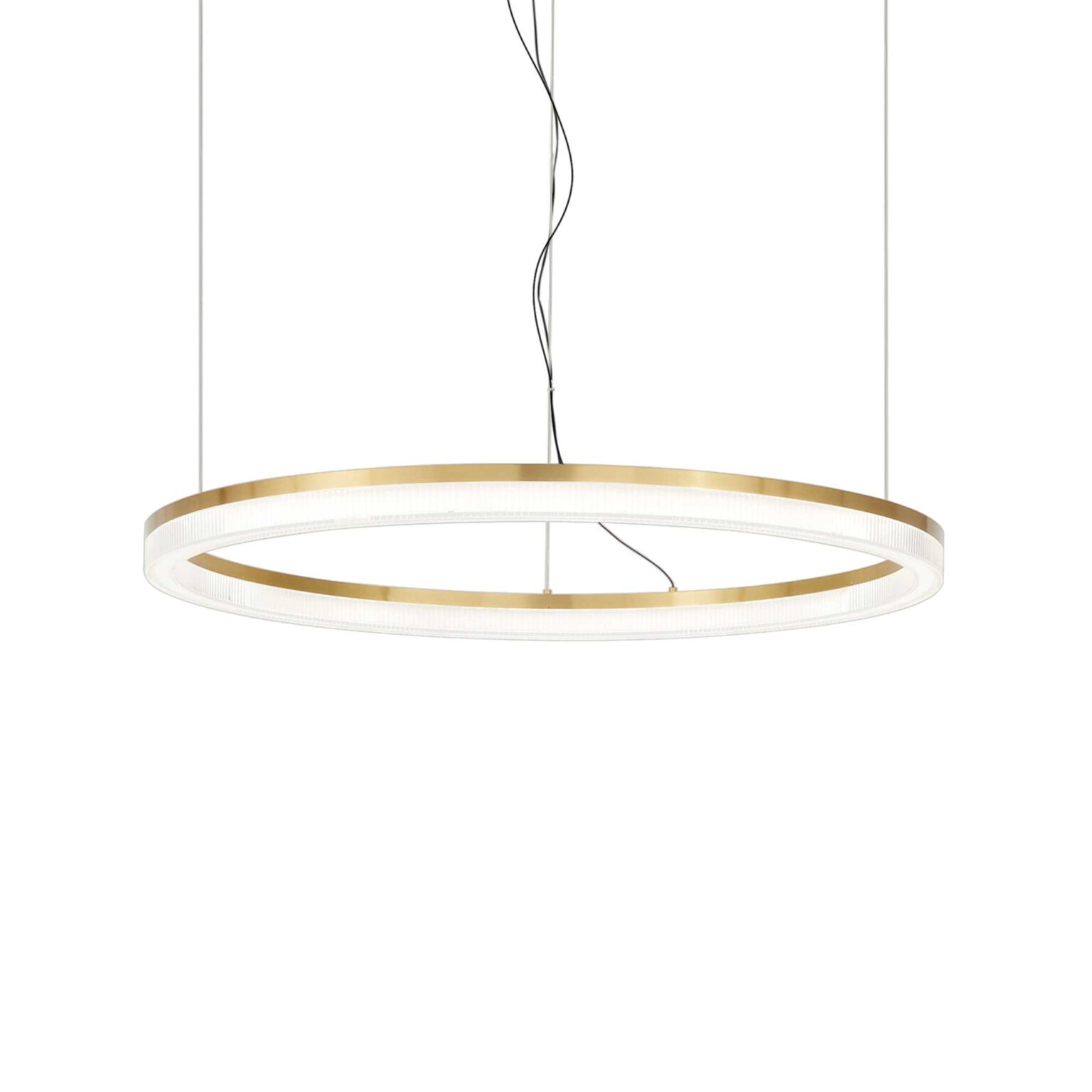 IDEAL LUX Κρεμαστό Φωτιστικό CROWN LED 42W 3000K Χρυσού Χρώματος – 314921