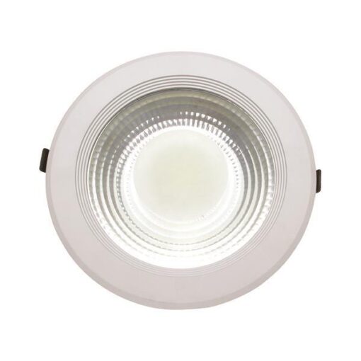 ΦΩΤΙΣΤΙΚΟ ΧΩΝΕΥΤΟ LED COB  Φ220 30W 4000K ΛΕΥΚΟ PLUS EUROLAMP 145-68202