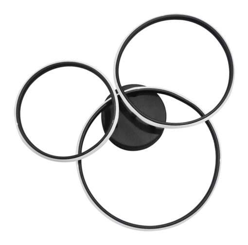 Led Φωτιστικό Οροφής cct Μαύρο LIBRA/3 Heronia – 01-0371