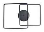 Led Φωτιστικό Οροφής cct Μαύρο LEO/2 Heronia – 01-0372