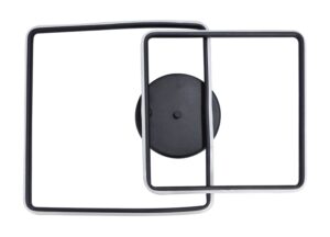 Led Φωτιστικό Οροφής cct Μαύρο LEO/2 Heronia – 01-0372