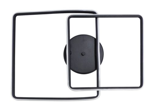 Led Φωτιστικό Οροφής cct Μαύρο LEO/2 Heronia – 01-0372