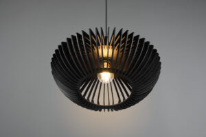 Κρεμαστό Φωτιστικό Trio Lighting COLINO  1x E27 Μαύρο Ματ Μεταλλικό   – 315900132