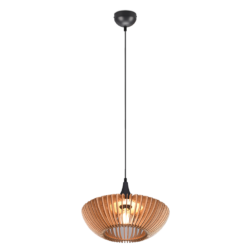 Κρεμαστό Φωτιστικό Trio Lighting COLINO  1x E27 με Ξύλινο – 315900142