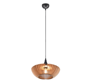 Κρεμαστό Φωτιστικό Trio Lighting COLINO  1x E27 με Ξύλινο – 315900142