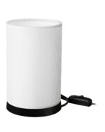ΠΟΡΤΑΤΙΦ ΚΥΛΙΝΔΡΙΚΟ ΑΜΠΑΖΟΥΡ TL-07/H-01 WHITE/CREAM- BLACK  Ε/27 Heronia – 14-0311