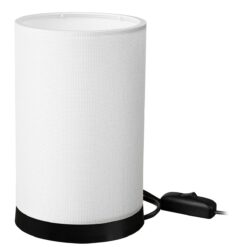 ΠΟΡΤΑΤΙΦ ΚΥΛΙΝΔΡΙΚΟ ΑΜΠΑΖΟΥΡ TL-07/H-01 WHITE/CREAM- BLACK  Ε/27 Heronia – 14-0311