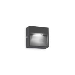 IDEAL LUX Φωτιστικό για Σκαλοπάτια DEDRA LED 1.5W 3000K IP65 Ανθρακί Χρώματος – 316871