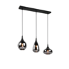 Κρεμαστό Φωτιστικό Trio Lighting LUMINA  3x E14 Μαύρο Ματ Μεταλλικό   – 317000332