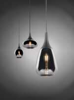 Κρεμαστό Φωτιστικό Trio Lighting LUMINA  3x E14 Μαύρο Ματ Μεταλλικό   – 317000332