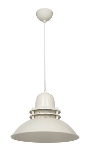 ΚΡΕΜΑΣΤΟ VINTAGE ΠΥΡΟΦΑΝΙ ΜΕΤΑΛΛΙΚΟ ZOE 1/L CREAM  Ε/27 Heronia – 34-0349