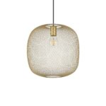 IDEAL LUX Κρεμαστό Φωτιστικό NET 1xE27 Χρυσού Χρώματος – 317281