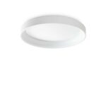 IDEAL LUX Φωτιστικό Οροφής LED 62W 3000K 7800lm Ziggy PL d80 Λευκό – 317908