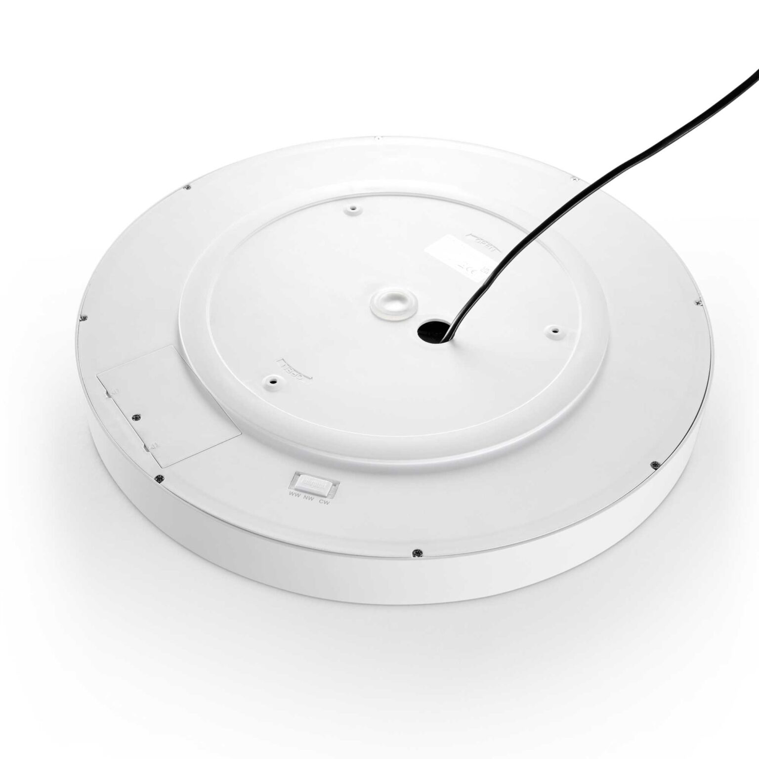 IDEAL LUX Φωτιστικό Οροφής RAY PL LED 26W 3000K-4000K IP44 Mαύρου Χρώματος – 327600