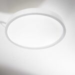 IDEAL LUX Φωτιστικό Οροφής RAY PL LED 13W 3000K IP44 Μαύρου Χρώματος- 327563