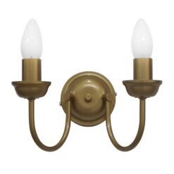 Φωτιστικό τοίχου S-11/AP GOLD MAT 2L Heronia – 01-0369