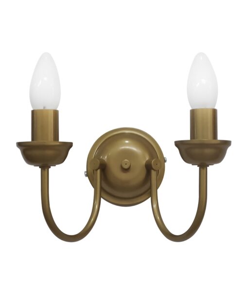 Φωτιστικό τοίχου S-11/AP GOLD MAT 2L Heronia – 01-0369