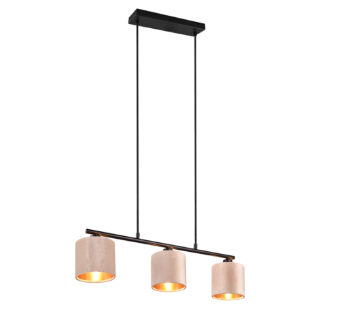 Κρεμαστό Φωτιστικό Trio Lighting 3xE14 Μπεζ Χρώματος – 319000344