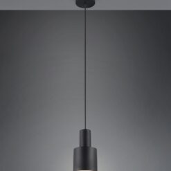 Κρεμαστό Φωτιστικό Σποτ Μαύρο Ματ AGUDO 1x E27 Trio Lighting – 319400132