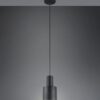 Κρεμαστό Φωτιστικό Σποτ Μαύρο Ματ AGUDO 1x E27 Trio Lighting – 319400132