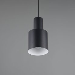 Κρεμαστό Φωτιστικό Σποτ Μαύρο Ματ AGUDO 1x E27 Trio Lighting – 319400132