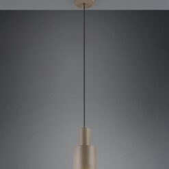 Κρεμαστό Φωτιστικό Σποτ Γκρι Taupe AGUDO 1x E27 Trio Lighting – 319400141