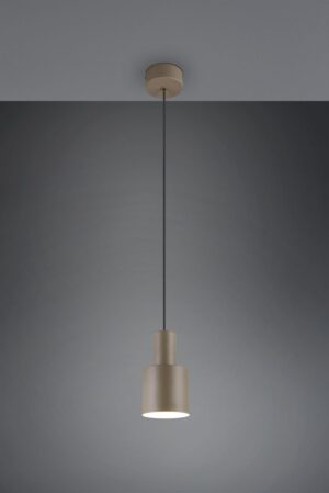 Κρεμαστό Φωτιστικό Σποτ Γκρι Taupe AGUDO 1x E27 Trio Lighting – 319400141
