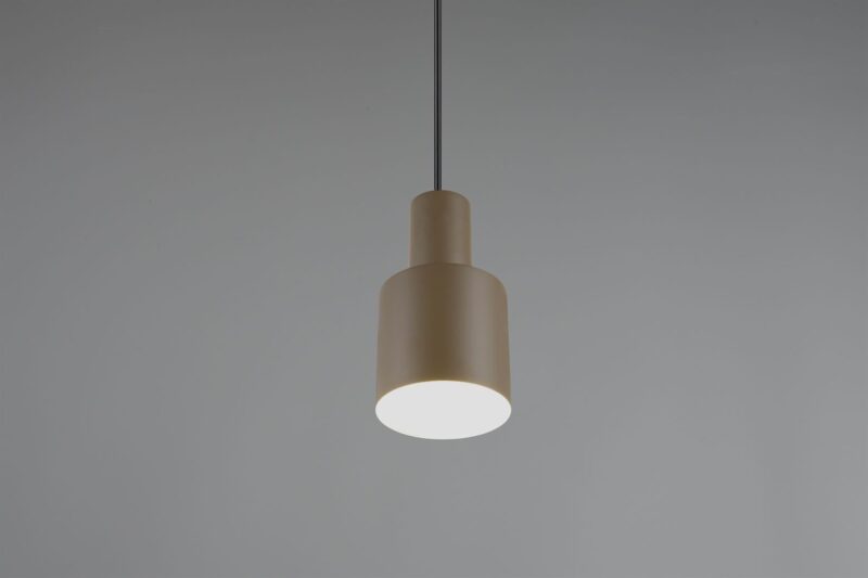 Κρεμαστό Φωτιστικό Σποτ Γκρι Taupe AGUDO 1x E27 Trio Lighting – 319400141