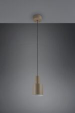Κρεμαστό Φωτιστικό Σποτ Γκρι Taupe AGUDO 1x E27 Trio Lighting – 319400141