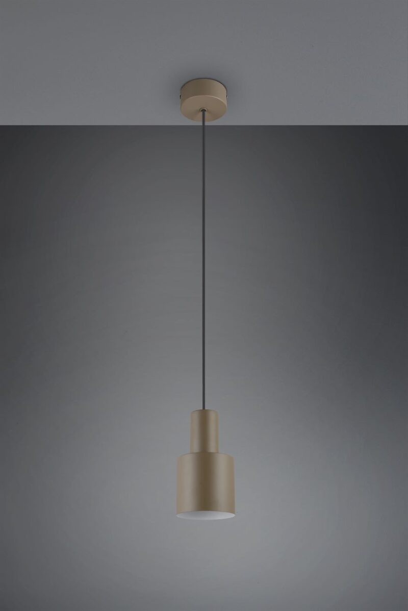 Κρεμαστό Φωτιστικό Σποτ Γκρι Taupe AGUDO 1x E27 Trio Lighting – 319400141