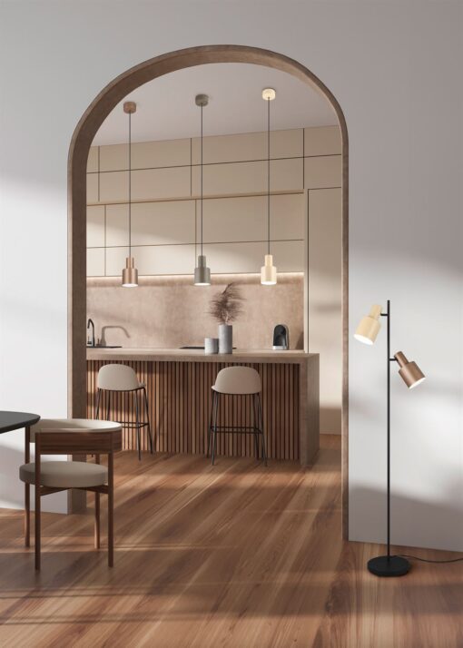 Κρεμαστό Φωτιστικό Σποτ Μπεζ AGUDO 1x E27 Trio Lighting – 319400144