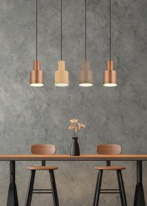 Κρεμαστό Φωτιστικό Trio Lighting 4xE27 Καφέ Χρώματος – 319400417