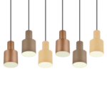 Κρεμαστό Φωτιστικό Trio Lighting 6xE27 Καφέ Χρώματος – 319400617