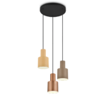 Κρεμαστό Φωτιστικό Trio Lighting 3×27 Καφέ Χρώματος – 319430317