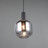 Κρεμαστό Μονόφωτο Μαύρο Ματ & Γυαλί DIVA 1xE27 Trio Lighting – 319800132