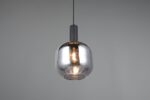 Κρεμαστό Μονόφωτο Μαύρο Ματ & Γυαλί DIVA 1xE27 Trio Lighting – 319800132