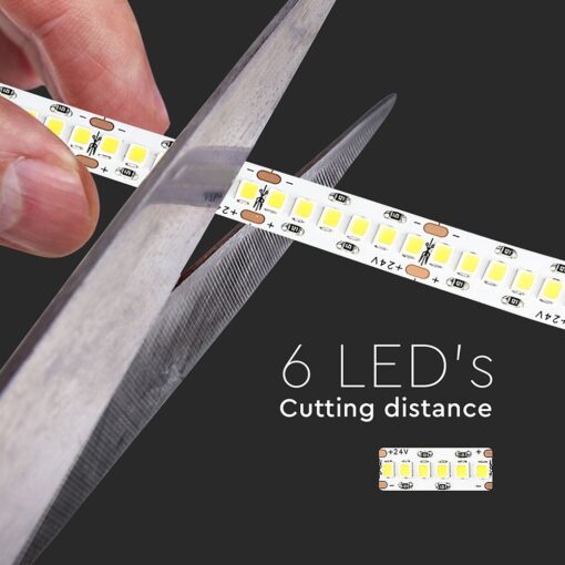 LED Ταινία 15W V-TAC PRO Samsung Chip Dimmable 24V 1650 lm/m Φυσικό 4000Κ 10 Μέτρα – 21321